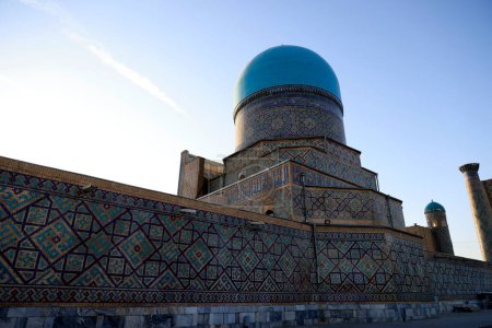 Tilya Kori Madrasa, Samarkand, Uzbekistan. High quality photo
