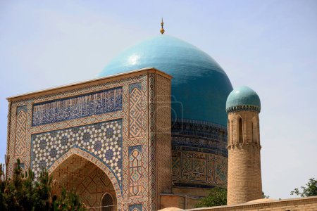 Usbekistan, Stadt Shakhrisabz Der Dorut Tilovat Komplex. Hochwertiges Foto