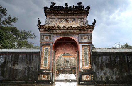 La tumba real de Tuc Duc en Hoi An, Vietnam. Foto de alta calidad