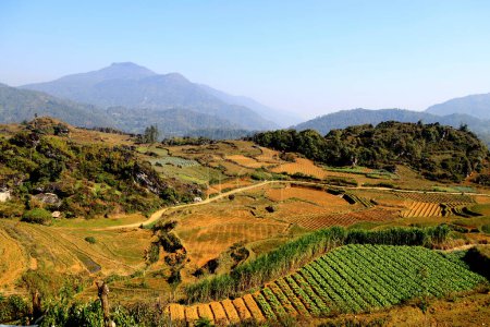 Sapa countryside landscape in Vietnam. High quality photo