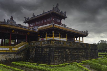 Pavilion inside Forbidden Citadel in Hue, Vietnam. High quality photo