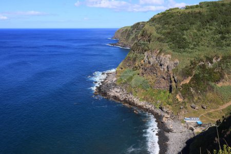Paysage de l'île de Sao Miguel, Açores. Photo de haute qualité