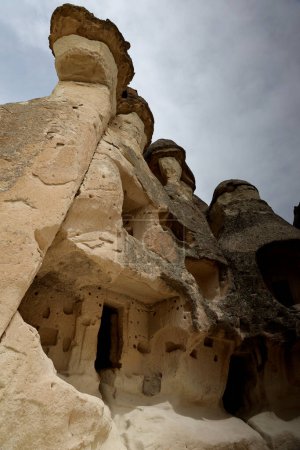 The largest fairy chimneys in all of Cappadocia, Turkey. High quality photo