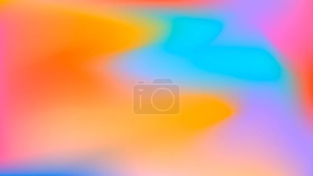 Colorful Abstract Art with Gradient Background and Blurred Effect