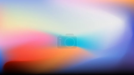 Colorful Abstract Background with Blurred Effect and Red, Blue, and Orange Hues