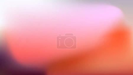 Blurred Red and Pink Flower Background with Gradient Effect