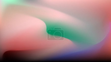 Gentle and Soft Abstract Background with Blurred Style and Flowing Shapes