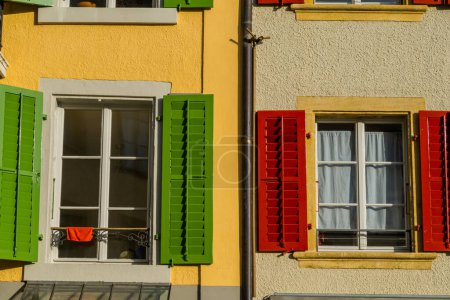 Photo for 28.11.22.Switzerland. Magnificent architecture of the city of Biel in Switzerland - Royalty Free Image