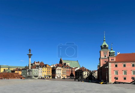 street of the old European city of Warsaw