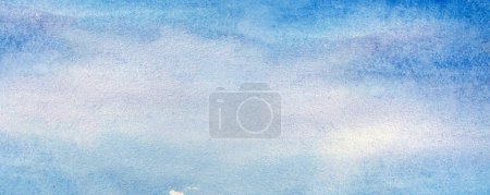 Photo for Blue abstract watercolor macro texture background - Royalty Free Image