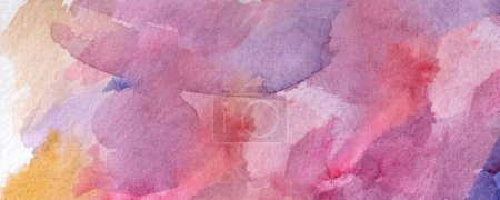 Téléchargez les photos : Art abstrait fond couleurs rose foncé. Aquarelle sur toile. Fragment de texture macrographique. - en image libre de droit