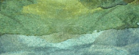 Téléchargez les photos : Vert abstrait aquarelle abstraite macro texture fond - en image libre de droit
