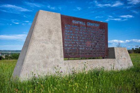 Photo for Billings, MT, USA - Jun 23, 2022: The historic Boothill Cemetery was the burial ground for the ghost town of Coulson. One of the most notable burials is H. M. "Muggins" Taylor, a deputy sheriff who warned the people of Bozeman about the Battle of the - Royalty Free Image