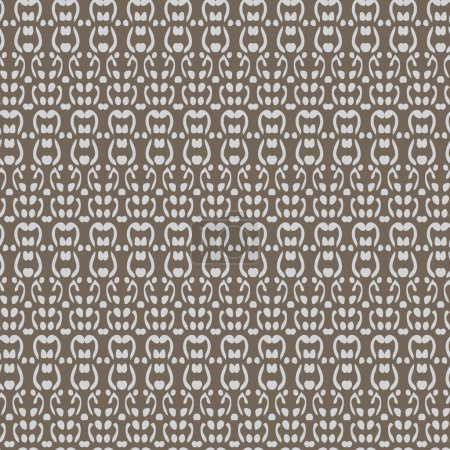 Illustration for Decorative knit seamless vector pattern texture in neutral color. Surface printdesign for fabrics,stationery, scrapbook paper, gift wrap, textiles, backgrounds, and packaging. - Royalty Free Image