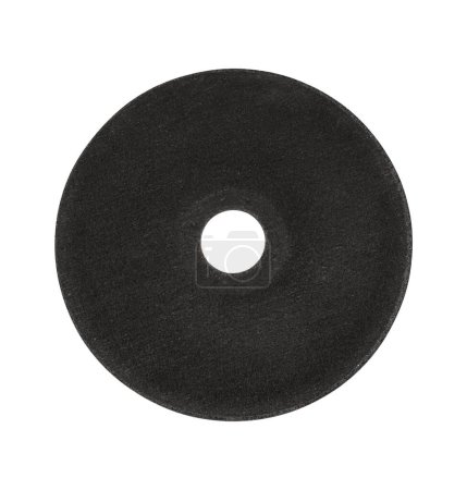 Photo for Metal cutting disc for a grinder, on a white background in isolation - Royalty Free Image