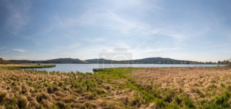 Foto de Paisaje con el estanque Olsina en Sumava, República Checa - Imagen libre de derechos