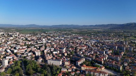 Foto de Kazanlak Bulgaria Europa del Este vista del dron - Imagen libre de derechos