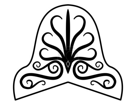 Ilustración de Tracio símbolo ornamento vector formato - Imagen libre de derechos