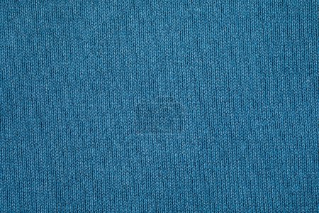 Photo for Sweater texture background. Blue wool knitted texture abstract background - Royalty Free Image