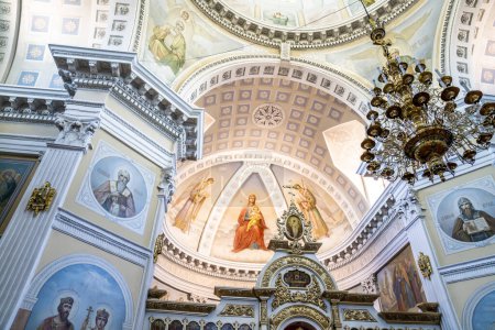 Foto de Catedral de la Natividad de Khrestov. Interior. - Imagen libre de derechos