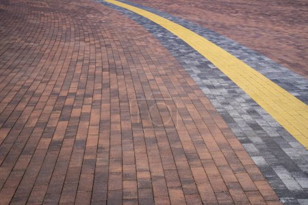 Photo for Paving slabs, road surface texture. - Royalty Free Image
