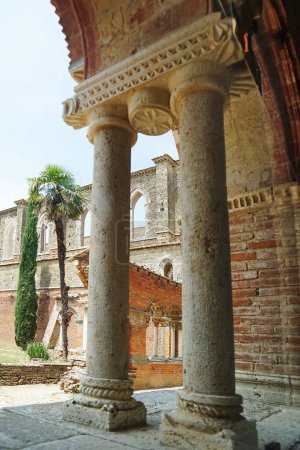 Photo for Detail of the abbey of San Galgano, Tuscany, Italy - Royalty Free Image