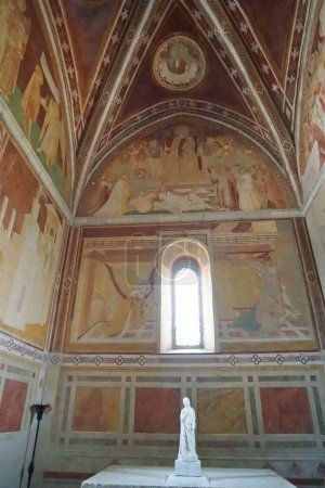 Photo for Interior of the chapel of San Galgano in Montesiepi, Tuscany, Italy - Royalty Free Image