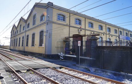 Foto de Museo Nacional del Ferrocarril de Pietrarsa, Campania, Italia - Imagen libre de derechos