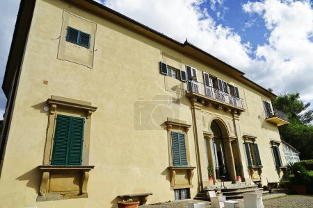 Facade of Villa Viviani in Settignano, Florence