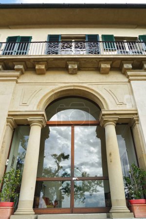 Window of Villa Viviani in Settignano, Florence