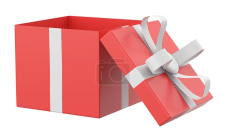 Foto de Caja de regalo abierta. Caja de regalo 3D. Caja de regalo abierta. - Imagen libre de derechos