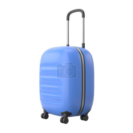 Téléchargez les photos : Bagages. Bagages. Une valise. Élément voyage. Illustration 3D. - en image libre de droit