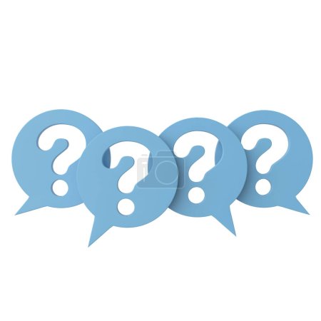 Photo for Question mark sign. 3D question mark. - Royalty Free Image