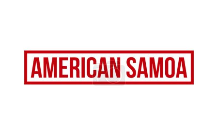 Ilustración de Vector de sello de goma de Samoa americana - Imagen libre de derechos
