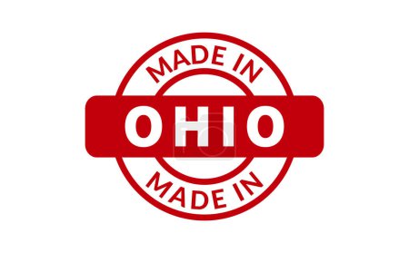 Made In Ohio Rubber Stamp