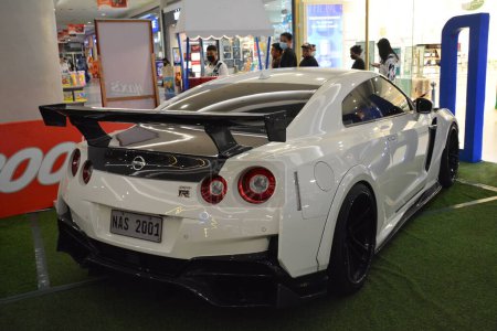 Photo for MANILA, PH - JUNE 16 - Nissan Gtr at Bumper to Bumper car show on June 16, 2022 in Manila, Philippines. Bumper to Bumper is a car show held nationwide in Philippines. - Royalty Free Image