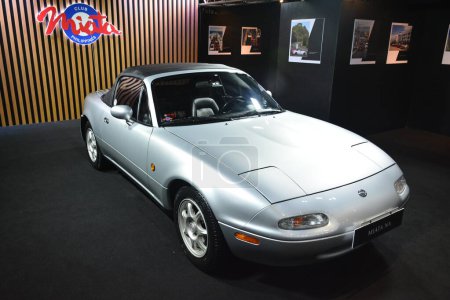 Photo for PASAY, PH - SEPT 17 - Mazda miata mx5 at Philippine International Motor Show on September 17, 2022 in Pasay, Philippines. P.I.M.S. is a car show event held in Philippines. - Royalty Free Image