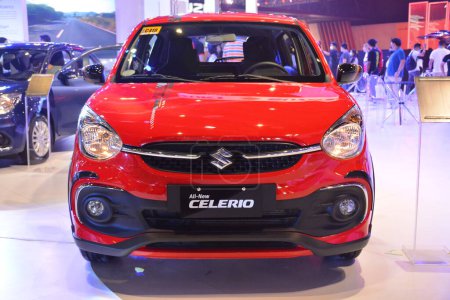 Photo for PASAY, PH - SEPT 17 - Suzuki celerio at Philippine International Motor Show on September 17, 2022 in Pasay, Philippines. P.I.M.S. is a car show event held in Philippines. - Royalty Free Image