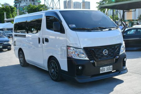 Photo for PASIG, PH - APR. 29- Nissan urvan at Nissan Festival on April 29, 2023 in Pasig, Philippines. Nissan Festival is a car meet event held in Philippines. - Royalty Free Image