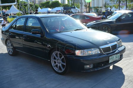 Photo for PASIG, PH - APR. 29- Nissan cefiro at Nissan Festival on April 29, 2023 in Pasig, Philippines. Nissan Festival is a car meet event held in Philippines. - Royalty Free Image