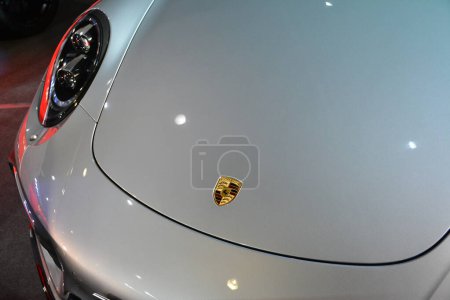 Photo for PASAY, PH - MAY 21 - Porsche 911 turbo s at Trans Sport Show on May 21, 2023 in Pasay, Philippines. Trans Sport Show is a annual aftermarket car show event in Philippines. - Royalty Free Image