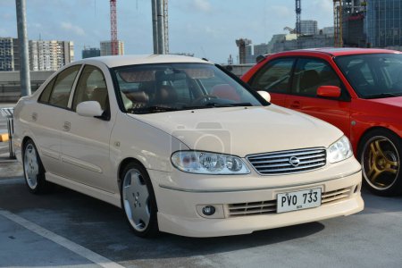 Photo for PARANAQUE, PH - AUG 5 - Nissan sylphy at hoon fest car meet on August 5, 2023 in Paranaque, Philippines. Hoon fest is a aftermarket car meet event held in Philippines. - Royalty Free Image