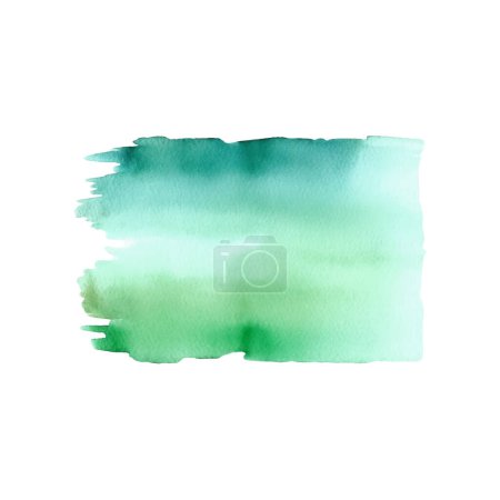 Foto de Pincelada de acuarela y textura. Grunge vector mano abstracta - elemento pintado - Imagen libre de derechos