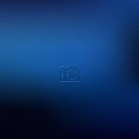 Photo for Blue indigo color bright beautiful abstract gradient background with dark and light stains and smooth shadows. Delicate background or template for a greeting card. Copy space - Royalty Free Image
