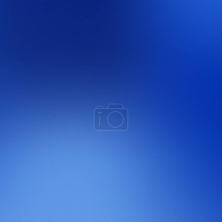 Photo for Blue indigo color bright beautiful abstract gradient background with dark and light stains and smooth shadows. Delicate background or template for a greeting card. Copy space - Royalty Free Image