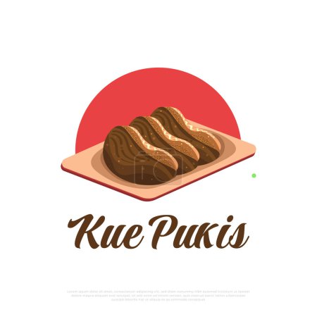 Ilustración de Ilustración de Kue Pukis, Pastel tradicional indonesia. Kue Pancong Vector Ilustración - Imagen libre de derechos
