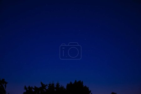 Photo for Milky Way stars and constellations on evening sky. - Royalty Free Image