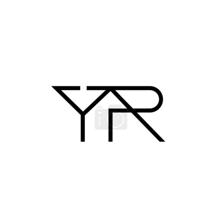 Minimal Letters YR Logo Design