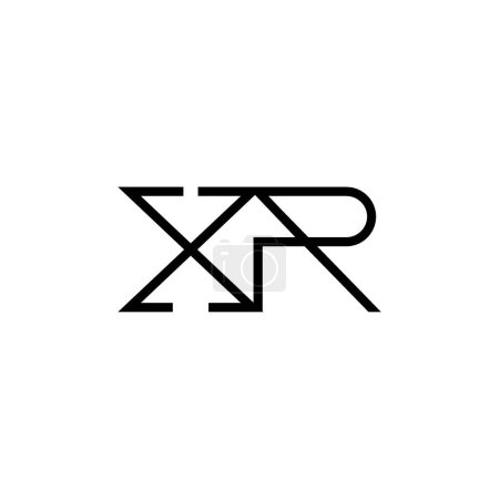 Minimal Letters XR Logo Design