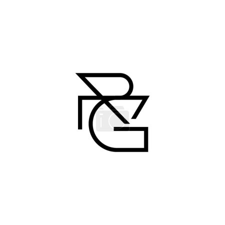 Minimal Letters RG Logo Design